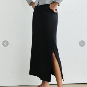 AYR High Hopes Pima Cotton Modal Black Skirt - Small